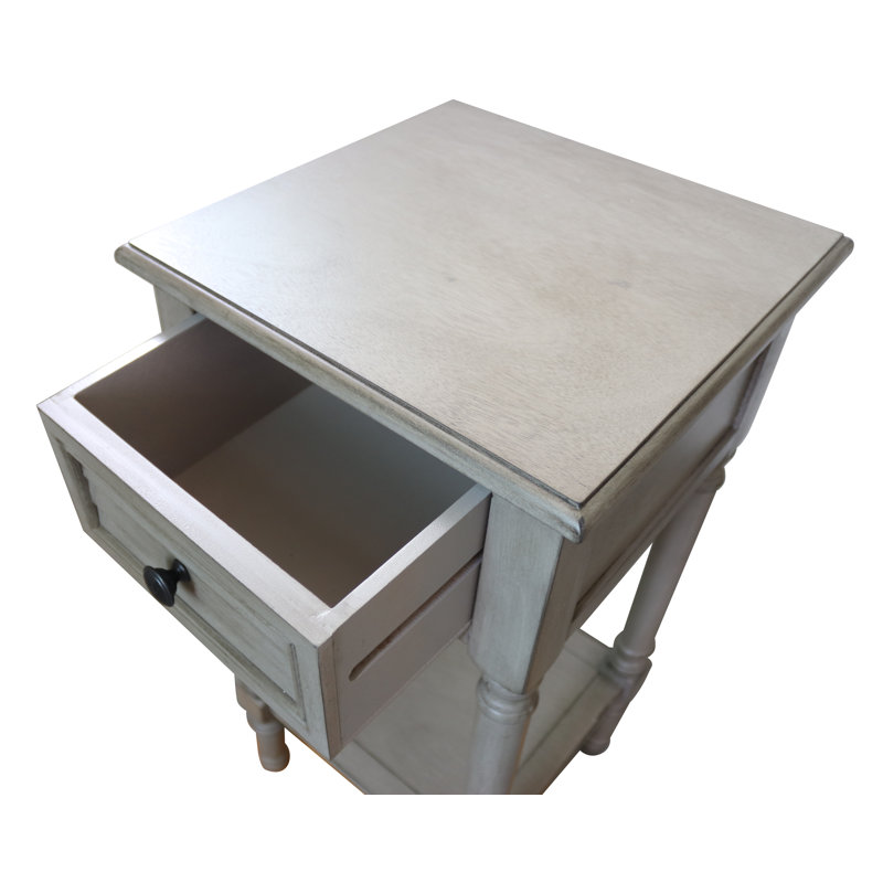 Table de bout avec rangement, Roast Oyster