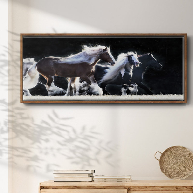 Horse Motion X- Framed Canvas