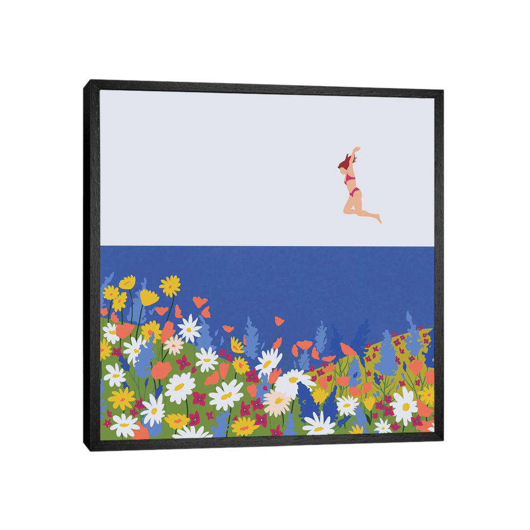 Wild Flowers von Ceyda Alasar - Galerie-verpackte Leinwand Giclée auf Leinwand