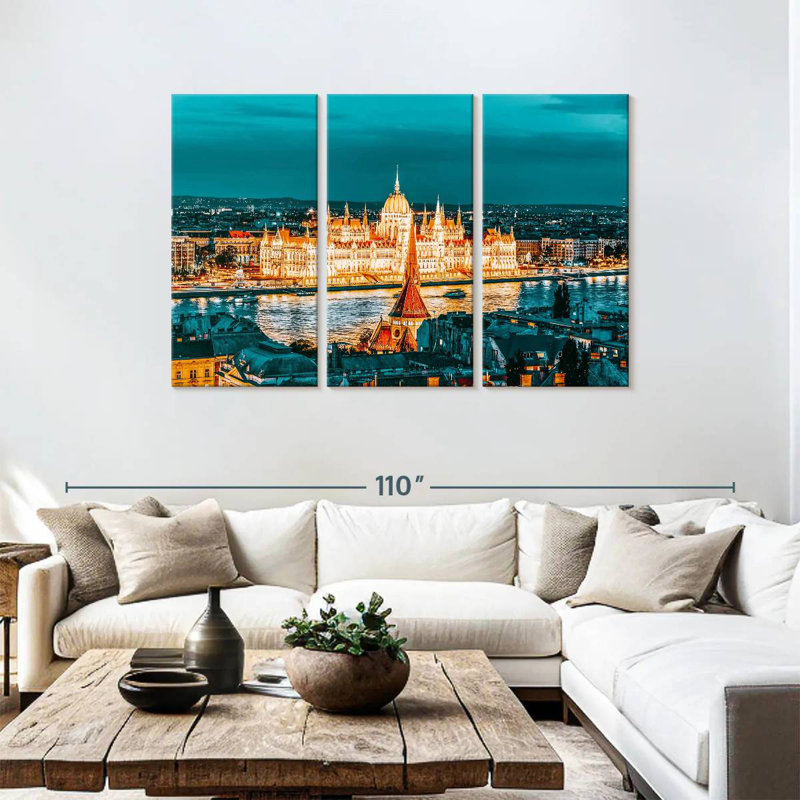 Nicci Hungarian Parliament Lights, 48" H x 74" W