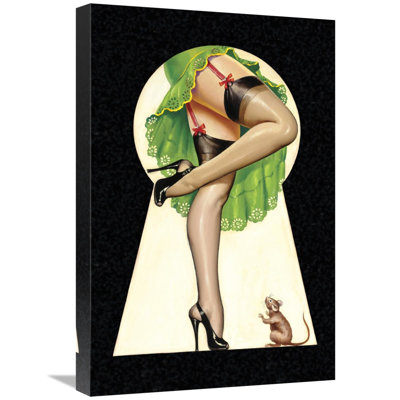 " Mid-Century Pin-Ups Through The Keyhole " by Peter Driben