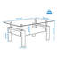 Table basse rectangulaire en verre, table basse transparente, tables d'appoint modernes pour le salon-664643856