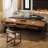 Walnut Rectangular Solid Wood desks-108224951