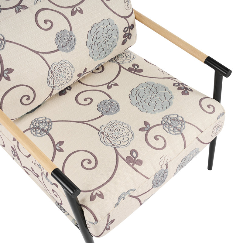Fauteuil d'appoint moderne de 27,56 pouces