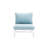 29.5” Wide Patio Sofa with Cushions