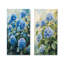 Hortensias dans la brise d'été I - Collection d'art mural floral 2 pièces-1376698278-1376698279