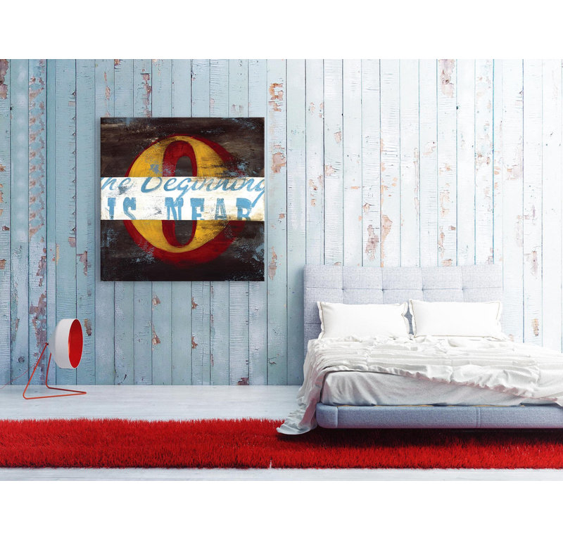 0: The Beginning Is Near by Rodney White - Wrapped Canvas Print, 46cm H x 46cm W x 4cm D