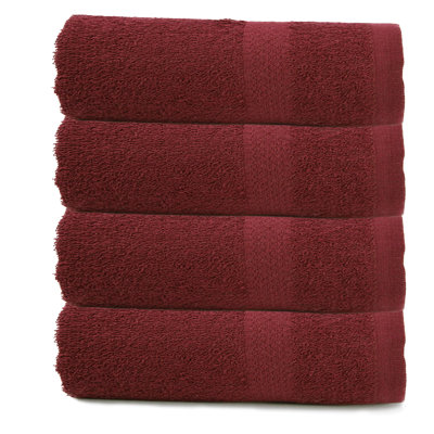 Ensemble de serviettes de bain 4 pièces 100% coton