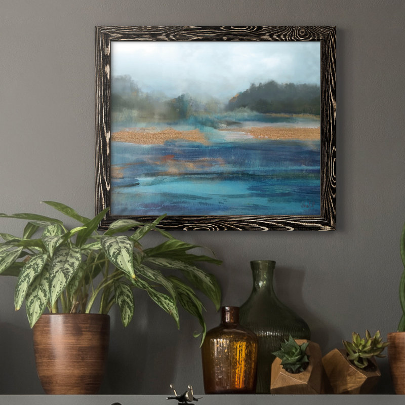 Printemps froid - reproduction d'art sur toile, H 20 po x l 17 po x P 1,5 po, Noir