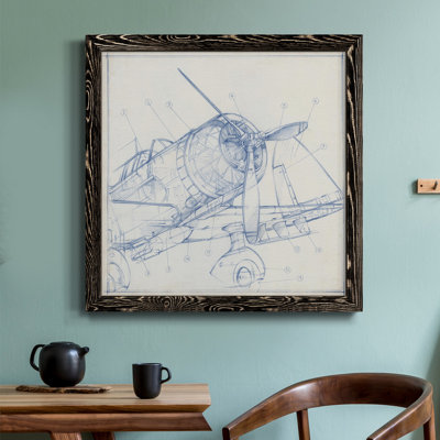 " Airplane Mechanical Sketch I "