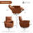Genuine Leather Power Recliner Chair, Swivel Rocker Glider Recliner for Nursery, Living Room Reclining Chair-1525390537