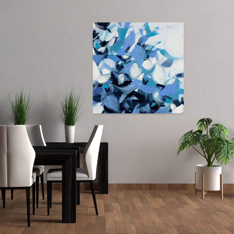 Chase n ° 3, art abstrait contemporain, H 36 po x l 36 po