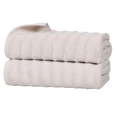 Draps de bain en coton doux Zero Twist