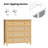 39.4'' W Rectangular Wooden Sideboard Buffet – Modern Rattan Design Storage Cabinet With 4 Drawers(Natural)-127381564