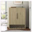 Armoire à chaussures en bois avec tablettes et portes réglables-1686673122