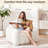 Cloud Shaped Bean Bag Sofa Chair Cozy Faux Fur Chair Stuffed Floor Sofa Compression Sofa-128968609