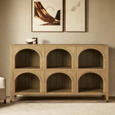 Simple Arch-Shaped Sideboard