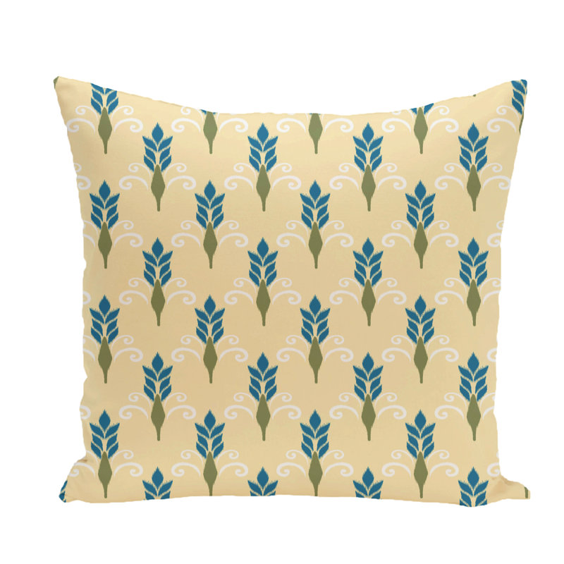 Friendship Square Pillow Cover & Insert, 16" H x 16" W x 1" D, Paisley