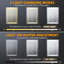 Dawnetta 500mm W 700mm H Frameless Medicine Cabinet Mirror 2 Adjustable