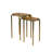 Bandu Glass Tray Top Nesting Tables