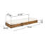 Leite 29.5'' Outdoor Acacia Chaise Lounge Set-1897367050-1897367051