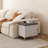 Krishelle Eisenhardt Modern End Table With Cushioned Top And Cabinet Storage