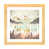 Toile avec cadre en bois beige