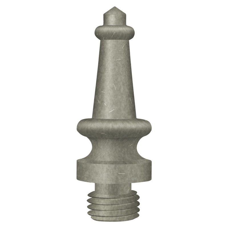 Embout de charnière central clocher, Blanc, bronze clair