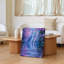 Toile «A Vibrant Ethereal Waterfall Cascades Down Smooth Iridescent Rocks», art mural par Lush Pink-431145003