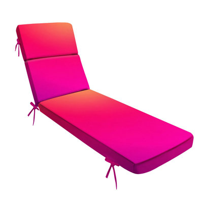  Outdoor Indoor 3'' Lounge Patio Cushion Hot pink felt abstract Solid color paper surface Empty space Water-Resistant Chaise Lounge Cushion for Chair Patio Furniture Seat Cushion