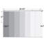 Rail extensible à panneau simple 7 panneaux Pearl l 110 po à 153 po x H 94 po, largeur de panneau 23,5 po-87233674