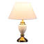 Brashears 43Cm Bedside Cream Antique Table Lamp-27533108