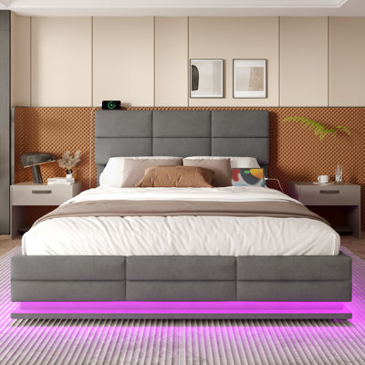 Upholstered Ottoman Storage Bed