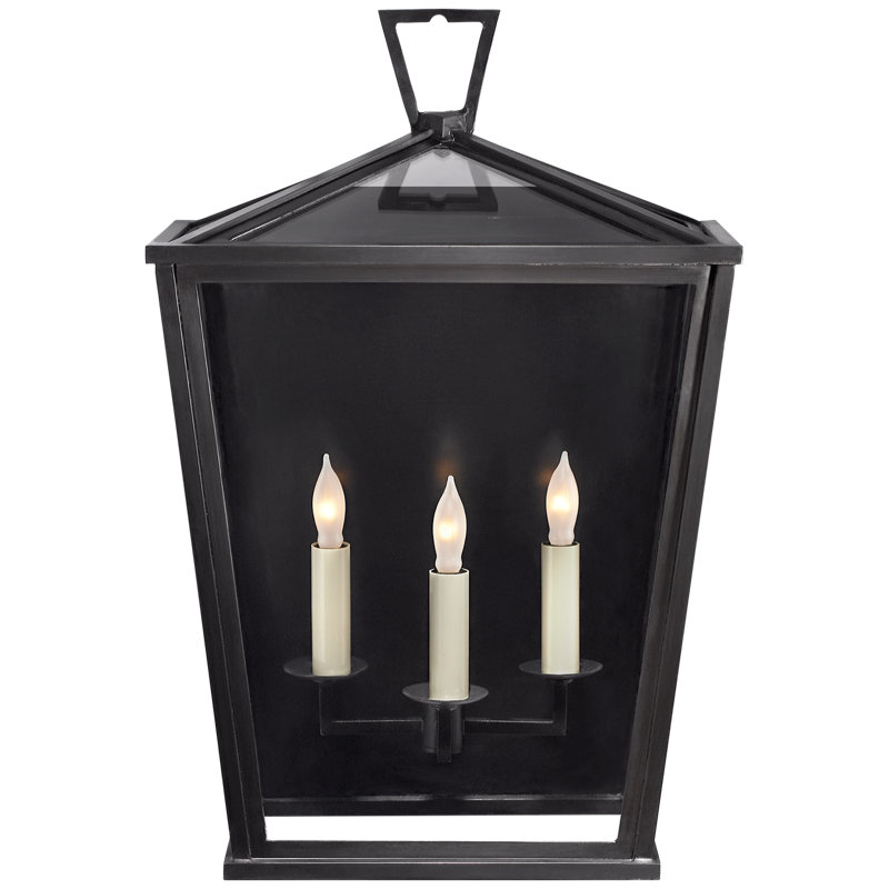 Chapman & Myers Darlana 3/4 Lantern, 18.5" H x 12.5" W x 9.25" D