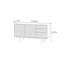 Buffet moderne de grande capacité de couleur unie-105339615