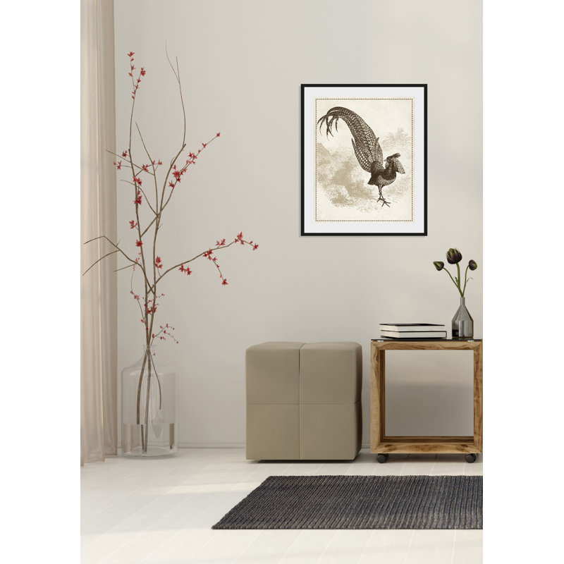 Bird - Single Picture Frame Print, 50 cm H x 60 cm W