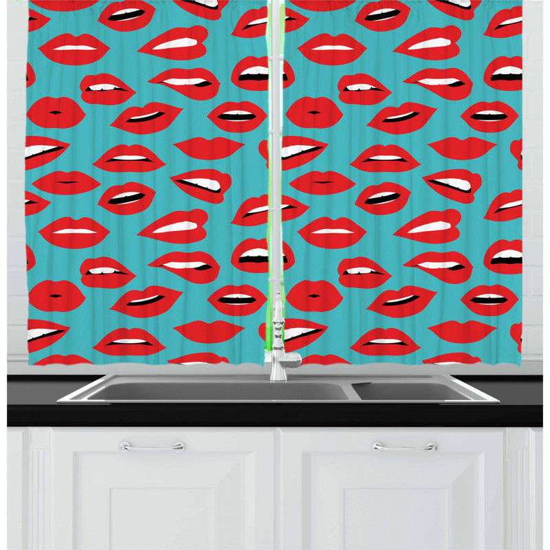 Pointed Kitchen Curtain