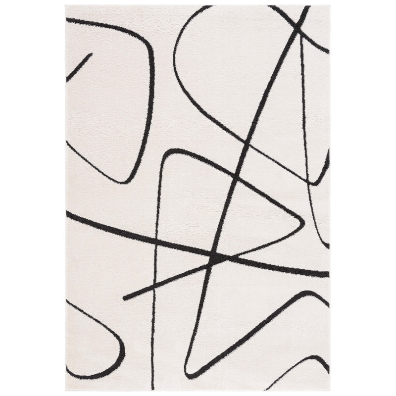 Abstract Area Rug, Rectangle 183 x 244 cm