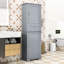 Armoire de rangement luxueuse en bois avec tablettes réglables-2080848714-2109175860