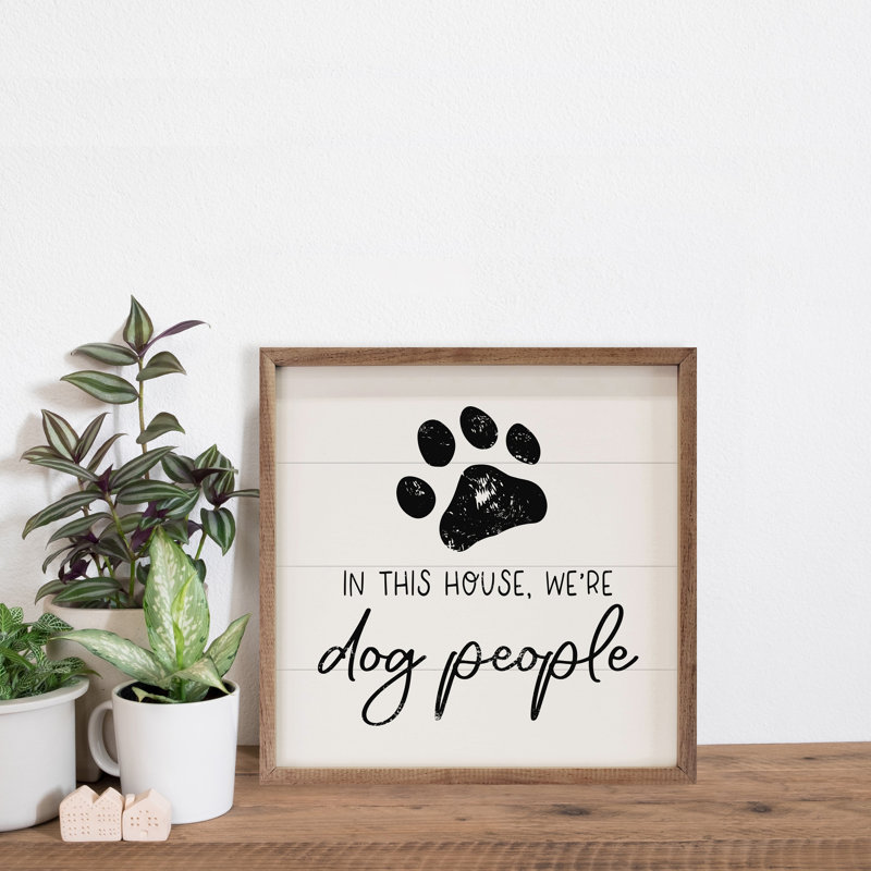 Dog People Paw - blanc, H 4 po x l 4 po