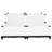 vidaXL Planter Raised Flower Bed with Rattan Look Plant Box Polypropylene