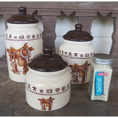 Ensemble de pots de rangement 3 pièces Elettra