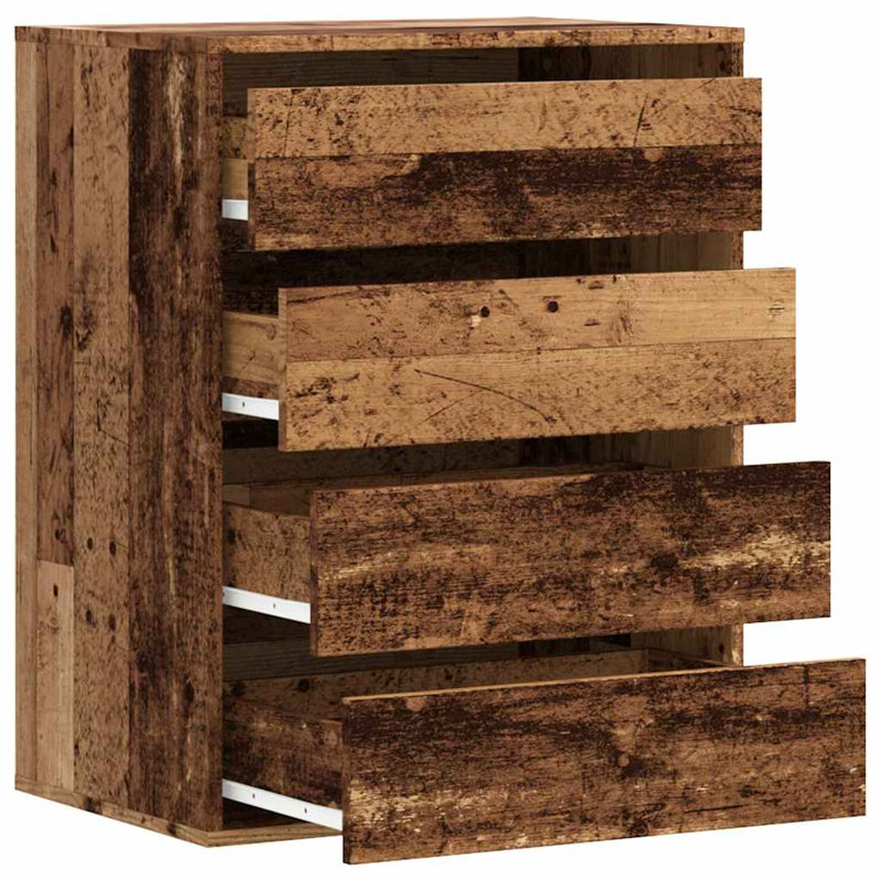 Staika Accent Chest, Old Wood, 76cm H x 60cm W x 41cm D