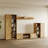126" Wide Large Multi-Level Bookcase With Glass Rack