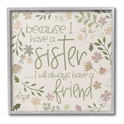 Botanical Sister Friendship Giclee Art by Mollie B.