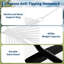 Double Outdoor Hammock with Stand, 204 KG Heavy Duty Portable Hammock with Soft Pillow & Padding, Foldable Hammock for Indoor, Patio, Backyard and Garden Use-628421744