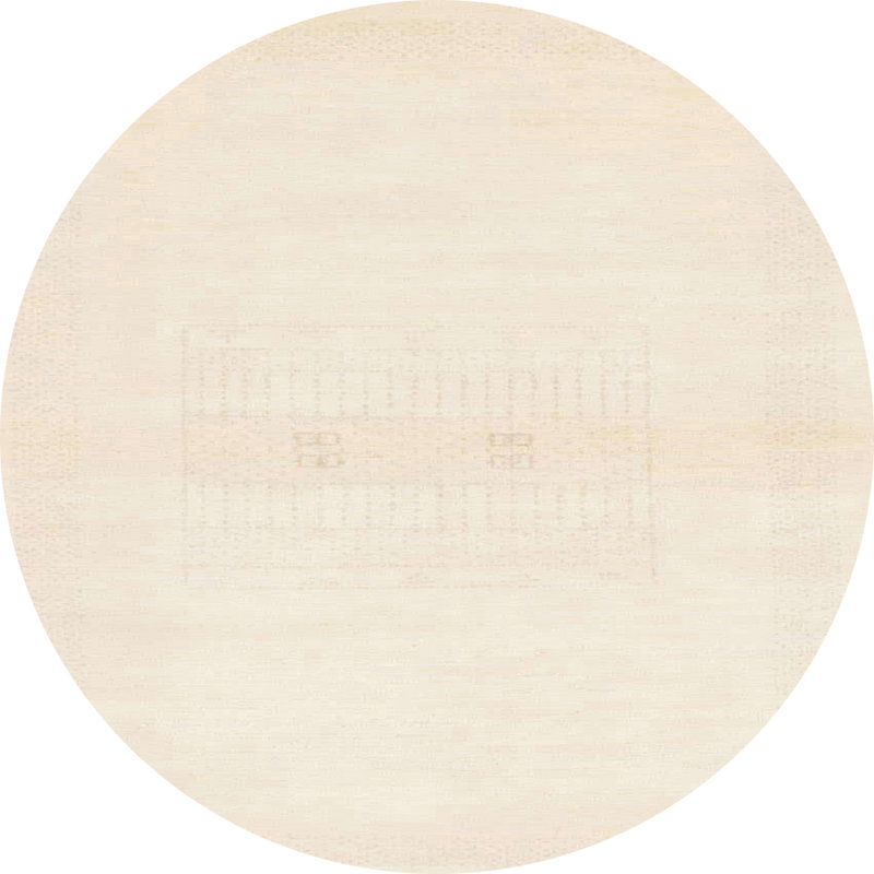 Tapis abstrait 1398, Rond 7 pi