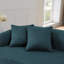 Canapé modulaire incurvé modulaire en tissu de laine d'agneau, style minimaliste moderne, comprimé (aucun assemblage requis), confortable pour le salon et la chambre à coucher - bleu-1734432699