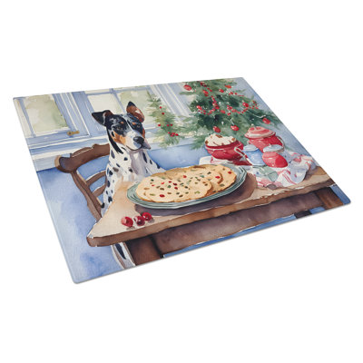 Planche à découper en verre pour Noël