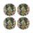 Fantasy Tropical Round Beaded Placemat